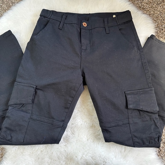 NSF The Vincent Black Skinny Cargo Pants - Picture 3 of 4